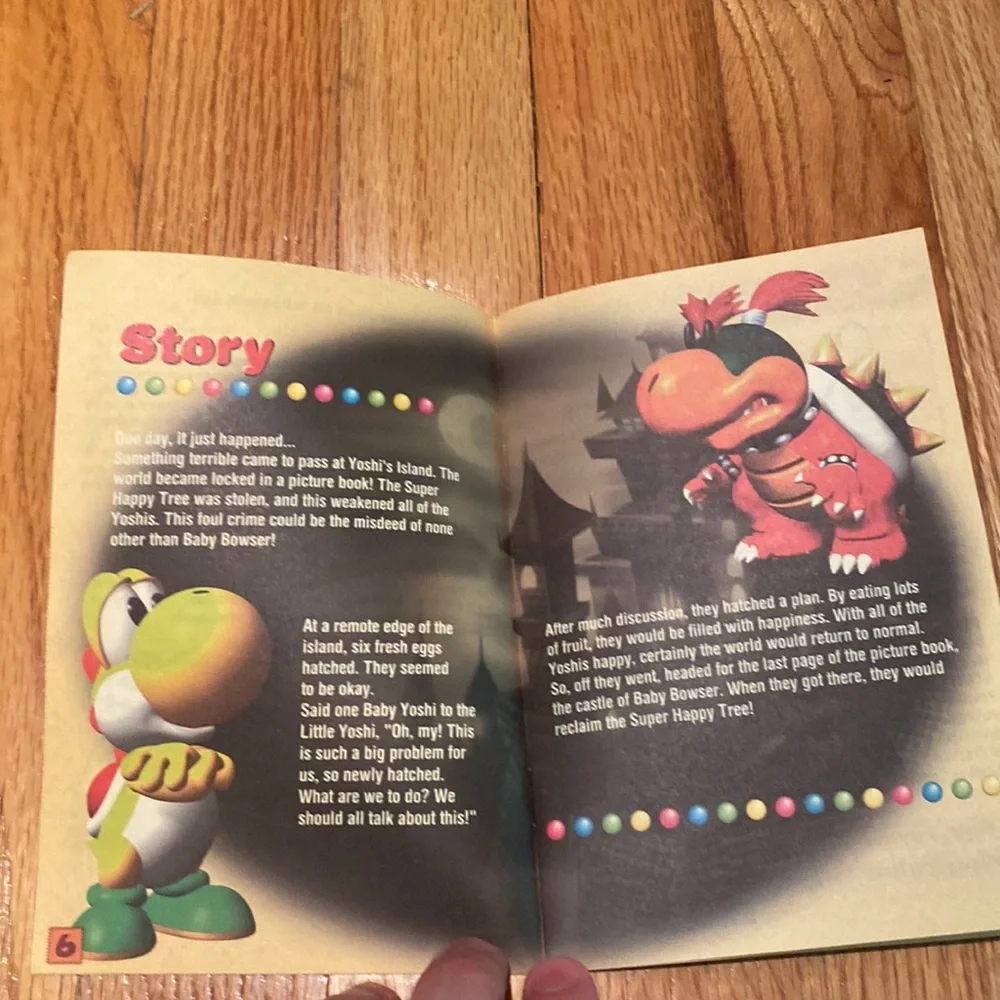Yoshi’s Story Nintendo 64- Instruction Booklet